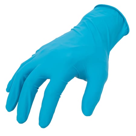 212 Performance NTG8-03, Disposable Gloves, 8 mil Palm, Nitrile, Powder-Free, L, Blue NTG8-03-010